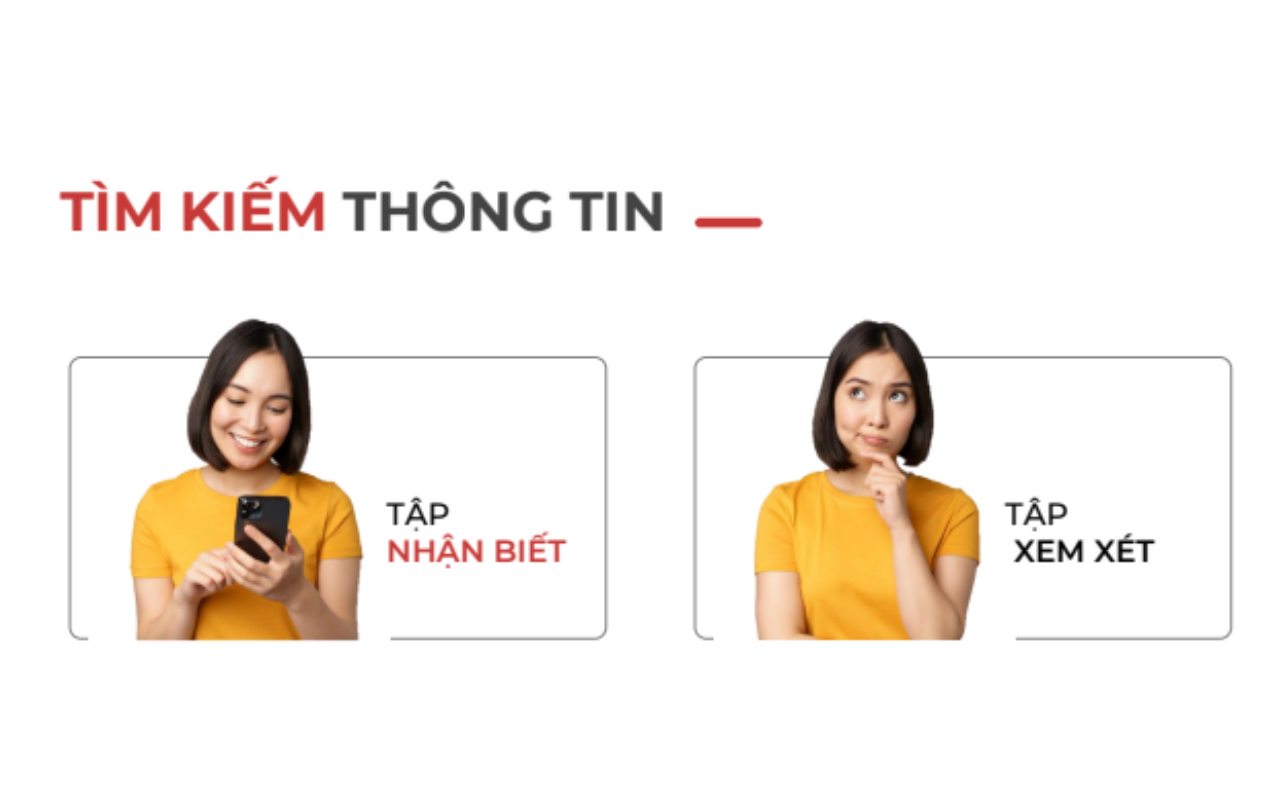Khách hàng tìm kiếm thông tin