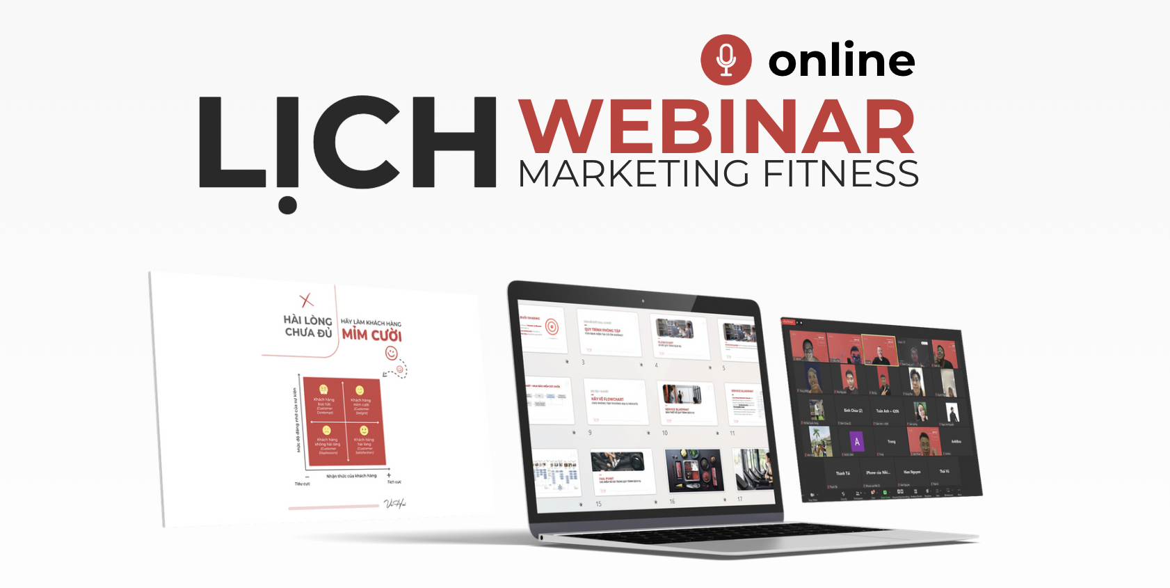 Lịch Webinar Marketing Fitness