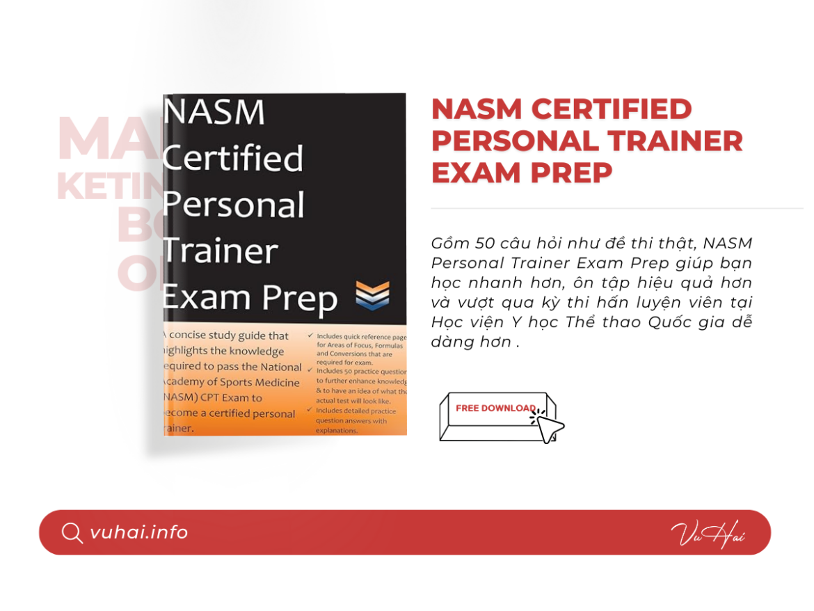 Sách NASM Certified Personal Trainer Exam Prep