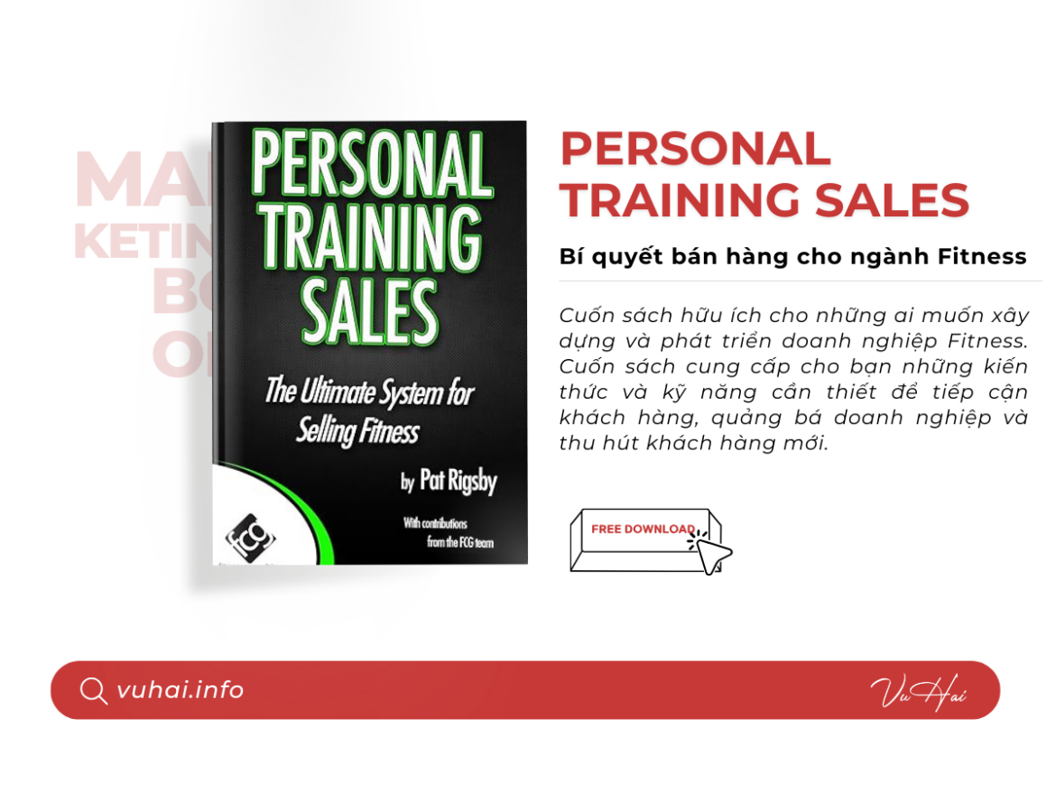 Sách Personal Training Sales The Ultimate System for Selling Fitness