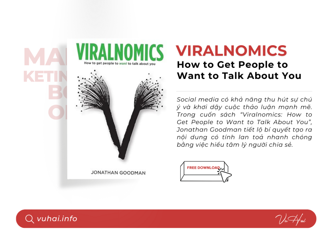 Sách Viralnomics How to Get People to Want to Talk About You