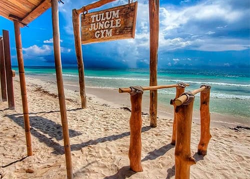 Không gian bên ngoài Tulum Jungle gym